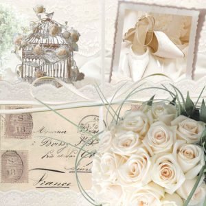 Lunch Napkin - WEDDING MEMORIES