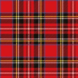 Lunch Napkin - Scottish RED