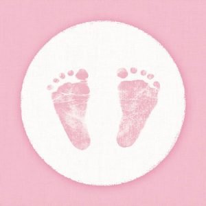 Lunch Napkin - Baby Steps GIRL