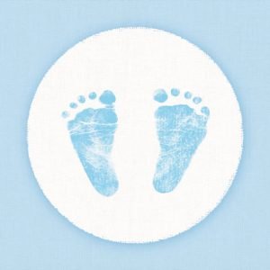 Lunch Napkin - Baby Steps BOY