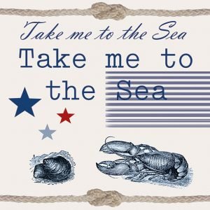 Lunch Napkin - Take Me to the Sea