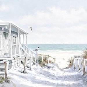 Lunch Napkin - Beach Cabin