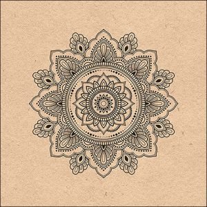Lunch Napkin - Mandala (RECYCLED)