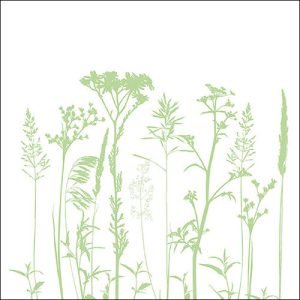 Lunch Napkin - Herbs And Flowers L.Green
