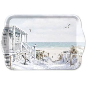 TRAY - Beach Cabin (13 x 21 cm)