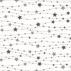Lunch Napkin - Starline SILVER