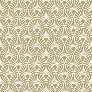 Lunch Napkin - Art Deco GOLD-WHITE