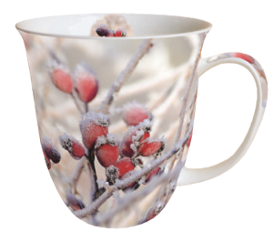 MUG (Fine Bone China) - Frozen Rosehips (400 mL)