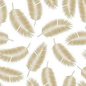 Lunch Napkin - Palm Leaves GOLD