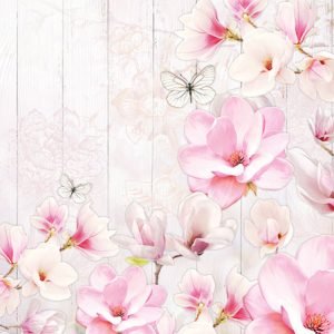 Cocktail Napkin - Magnolia Garden