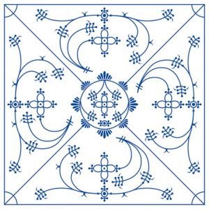 Cocktail Napkin - Indisch Blau