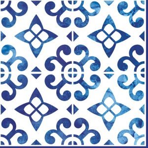 Lunch Napkin - Nordisch Blau