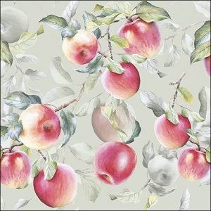 Lunch Napkin - Fresh Apples Green