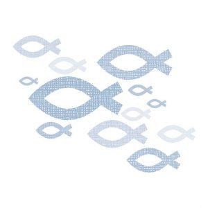Lunch Napkin - Holy Communion BLUE