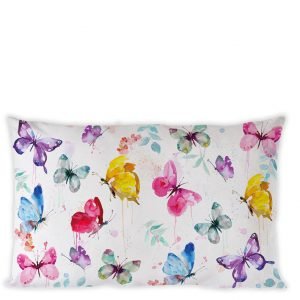 Cushion (Cover) - Butterfly Collection WHITE (30 x 50 CM)