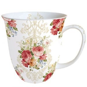 MUG (Fine Bone China) - Sara CREAM (400 mL)
