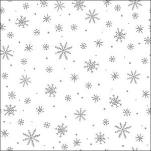 Lunch Napkin - Crystals All Over Silver