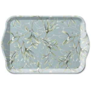 TRAY - Mistletoe All Over GREEN (13 x 21 cm)