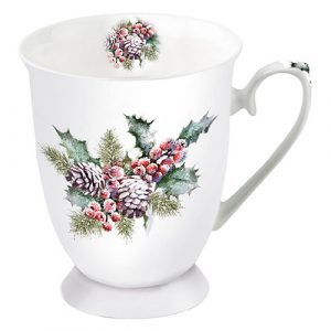 MUG - Holly And Berries (250 mL)