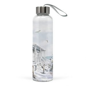 Glass Bottle - Beach Cabin (550 mL)