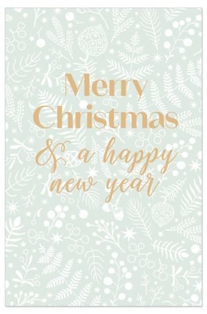 Greeting Card (Christmas) - Lovely Christmas Pattern