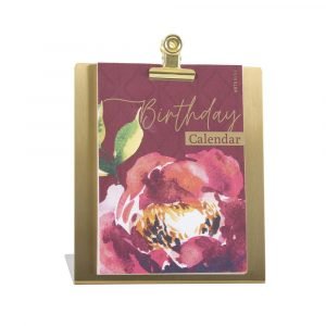 Birthday Calendar (Table) - Painted Flower