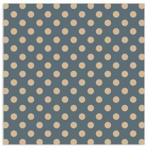Lunch Napkin - GOLD Dots on BLACK