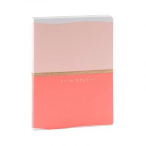 Notebook (A5) - Modern PINK-CORAL