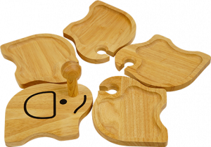 Wooden Appetizer Tray - ELEPHANT
