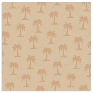 Lunch Napkin - Gold Palm Trees (ORGANICS)