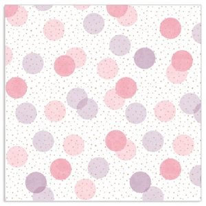Lunch Napkin - Dots PINK-PURPLE