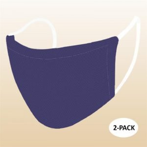Face Mask - Navy Blue (Kids) - 2 PACK