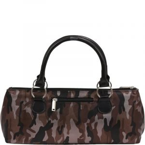Wine Clutch - CAMOUFLAGE COFFEE Insulated Single Bottle Wine Tote