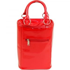 BEER BAG - 6 Bottle Insulated Tote Carrier - RED