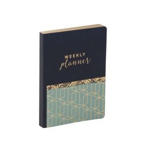 Weekly Planner (A6) - Modern BLACK & GREEN