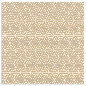 Lunch Napkin - Geo Pattern GOLD