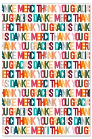 Greeting Card (All Occasions) - Colourful Thank You