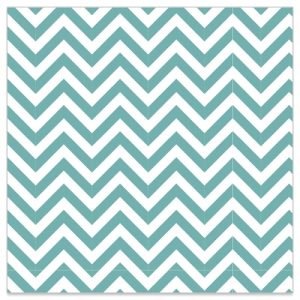 Lunch Napkin - AQUA Chevron