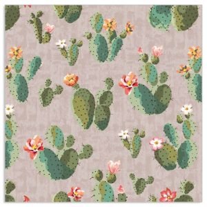 Lunch Napkin - Exotic Cactus TAUPE