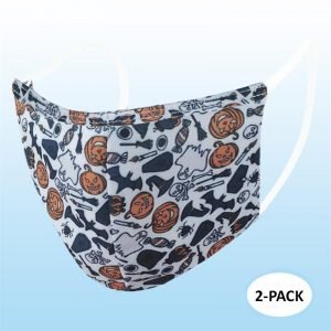 Face Mask - Trick or Treat (Adult) - 2 PACK