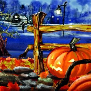 Lunch Napkin - Jack-o'-Lantern