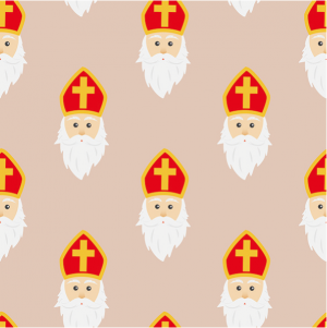 Lunch Napkin - Saint Nicholas Head