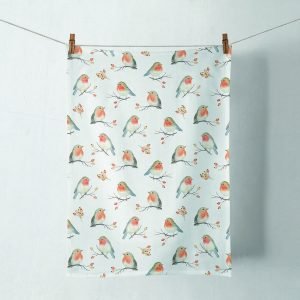 Kitchen Towel - Robin Family