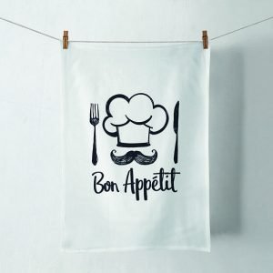 Kitchen Towel - Chef White