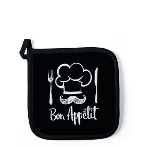 Pot Holder - Chef Black
