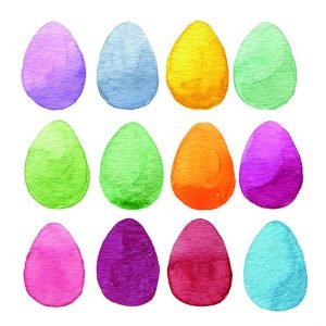 Lunch Napkin - Easter Eggs