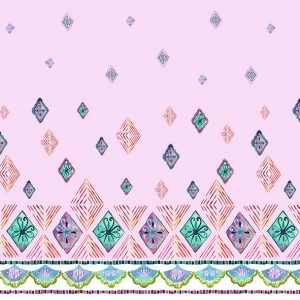 Lunch Napkin - Diamonds Rose