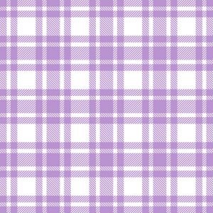 Lunch Napkin - Checkered Pattern Pale Rose