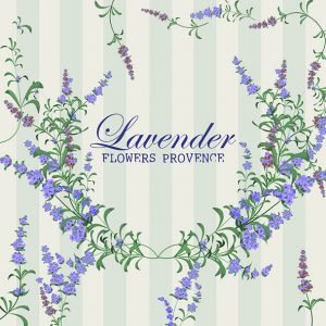 Lunch Napkin - Lavender Flowers