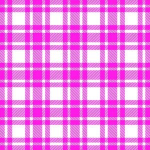 Lunch Napkin - Checkered Pattern Pink